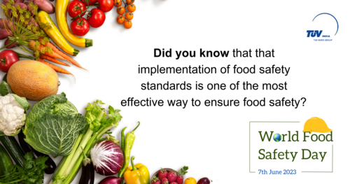 Food Standards Save Lives - Blog | TUV India